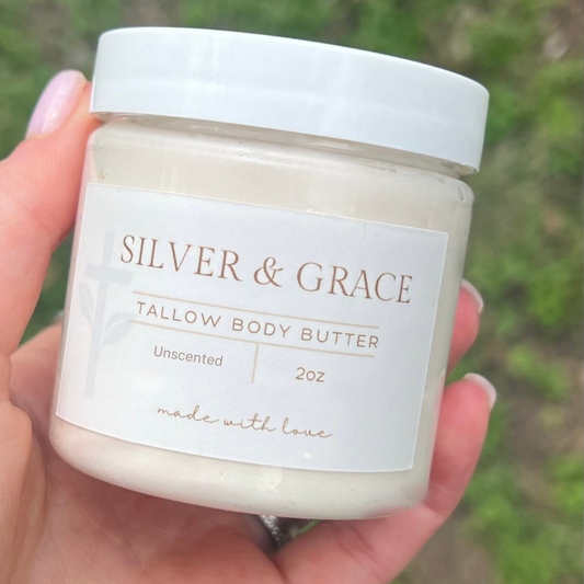 Unscented Tallow Body Butter