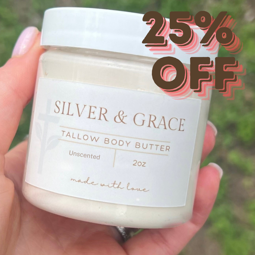 Unscented Tallow Body Butter